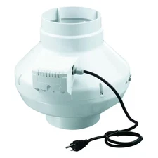 VENTS 235 CFM Power Whole House 5 In. In-Line Centrifugal Plastic Duct Fan