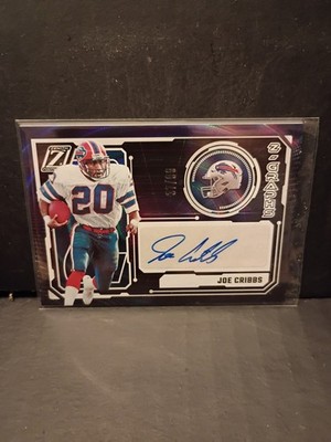 Joe Cribbs | 2024 Panini Zenith Z-Graphs Auto #ZG-JCS /75 | Bills