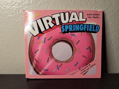 The Simpsons Virtual Springfield PC CD-ROM 1997 Vintage Game Windows 95 Homer