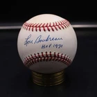 Lou Boudreau Signed Rawlings OAL Baseball Autograph Inscribed HOF 1970 ZJ22532