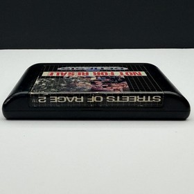 Streets Of Rage 2 Not For Resale Sega Genesis 1992 Cartridge Cleaned Tested