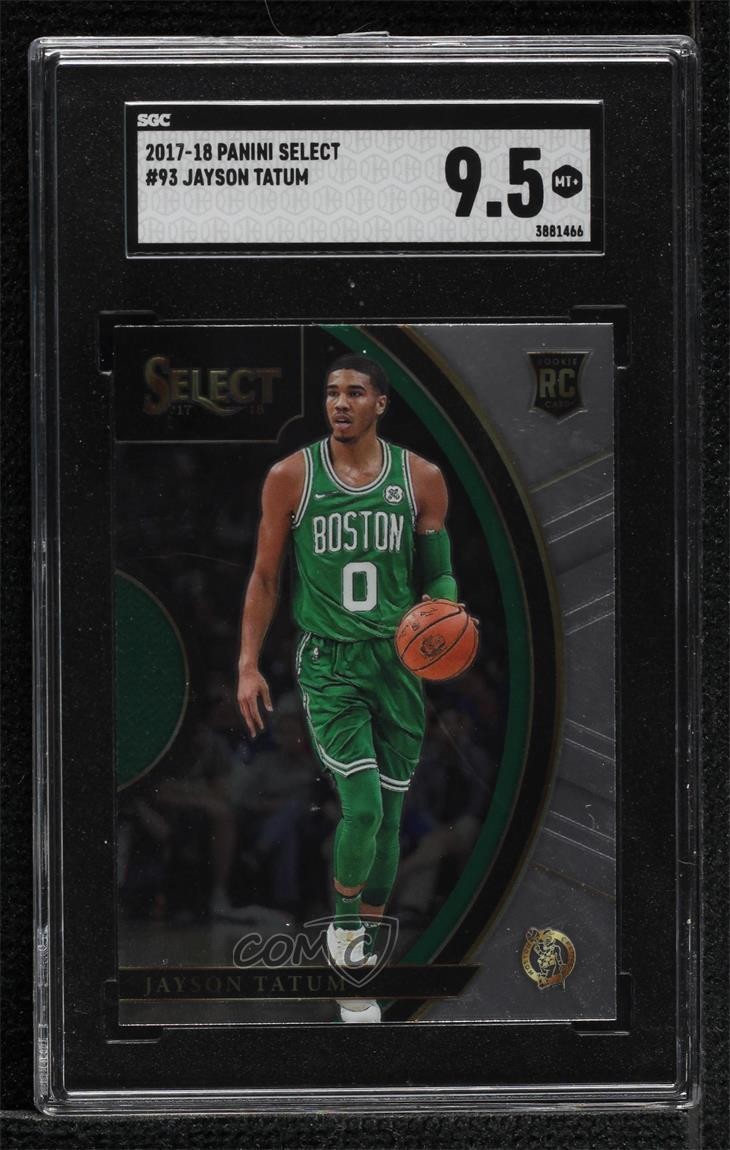 2017-18 Panini Select Concourse Jayson Tatum #93 SGC 9.5 Mint+ 9l4