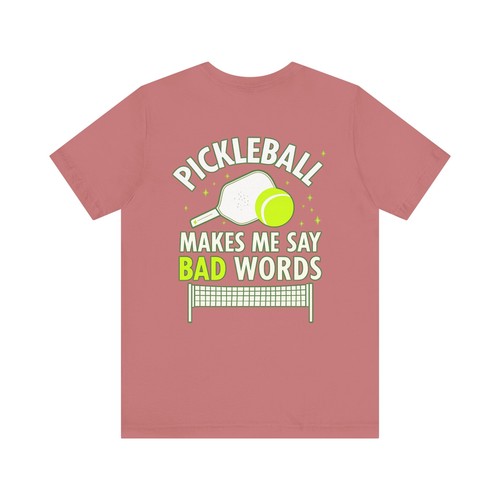 Paddle & Proper Pickleball T-Shirt Mens Bad Words Sports - Picture 15 of 33