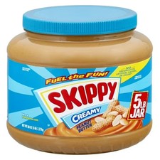 SKIPPY Creamy Peanut Butter, 5 Pound Jars