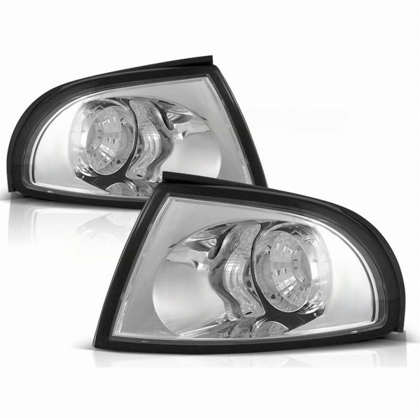 Frontblinker Set In Chrom Klarglas FüR Audi A4 B5 8D 11.1994-12.1998 Valeo-image