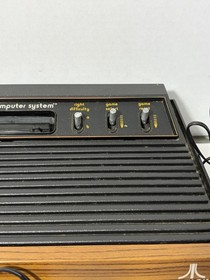 1978 Retro Atari 2600 'Light Sixer' Six Switch Console, w/ 2 games!
