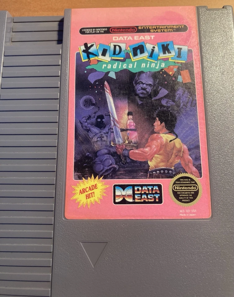 NES ~ KID NIKI - Radical Ninja ~ Nintendo Game NES-KD-USA Game Cart Only NTSC - Image 2 of 4