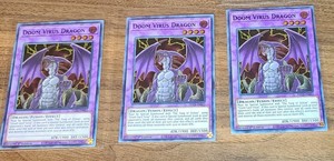 purple DLCS-EN055 Ultra Rare 1st Edition Doom Virus Dragon