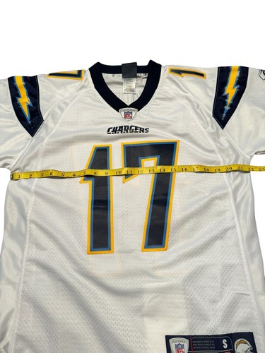 San Diego Chargers Jersey Men Small White Reebok RBK Philip Rivers #17 - Picture 4 of 15