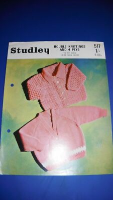 Studly DK Kinder Strickjacken Strickanleitung 517