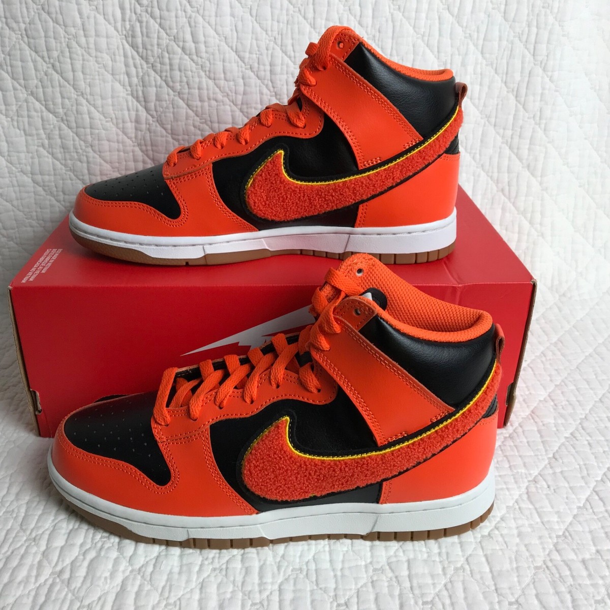 Nike DR8805-002 ハイカットスニーカー オレンジ/ブラック Nike Dunk High Black Orange DR8805-002 Release Date | SBD