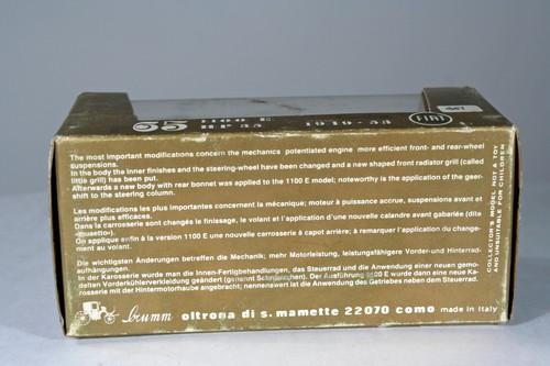 1:43 Brumm Fiat Berlina 1100 HP 35 1949-1953 Made in Italy - Picture 3 of 7