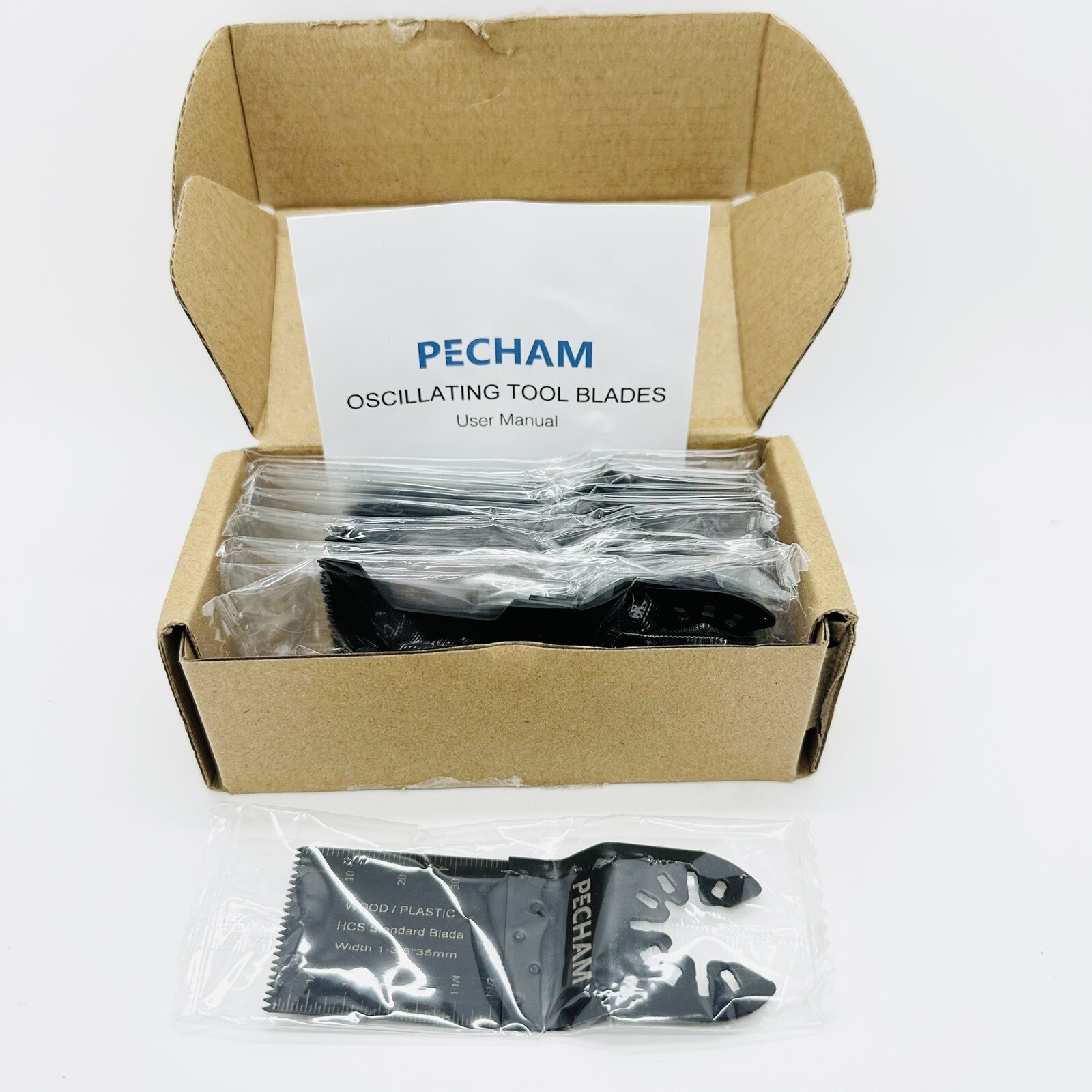 PECHAM 21 PC. UNIVERSAL QUICK RELEASE WOOD METAL OSCILLATING MULTITOOL