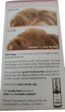 Hairology Natural Thickening Fibers Medium to Dark Blonde 5.3g-NEW SEALED-SHIP24