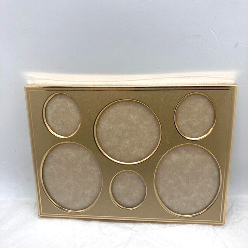St Michael Vintage Multiple Metal Photo Frame Holds 6 Photos Sealed inside Box