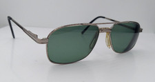 Vintage Wool Rich 7765 Gunmetal Pilot Metal Sunglasses Korea FRAMES ONLY