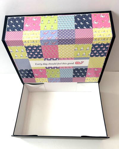 VINEYARD VINES LEERKARTON 15 1/4” x 11,25” x 2,5” Magnetverschluss Geschenkbox - Bild 5 von 7