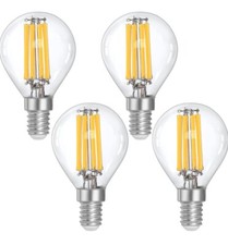 ANTIQUE EDISON BULPS, E14, G45, LED, 4-PACK, SHAVE 80%ENERGY