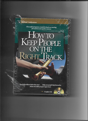 How to Keep People On The Right Track - SkillPath Audiobook - 5 Audio CDs - NEW