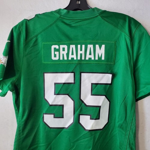 Brandon Graham Philadelphia Eagles Kelly Green Jersey Women’s Large NWOT - Picture 15 of 15