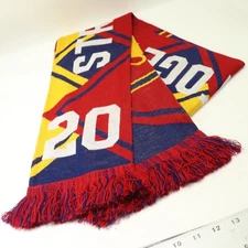 Ruffneck Scarves Real Salt Lake Scarf Stronger Together Red Blue Yellow Lion 19