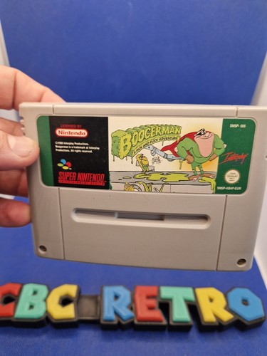 Boogerman - A Pick And Flick Adventure Super Nintendo Snes carrello gioco PAL originale - Foto 3 di 10