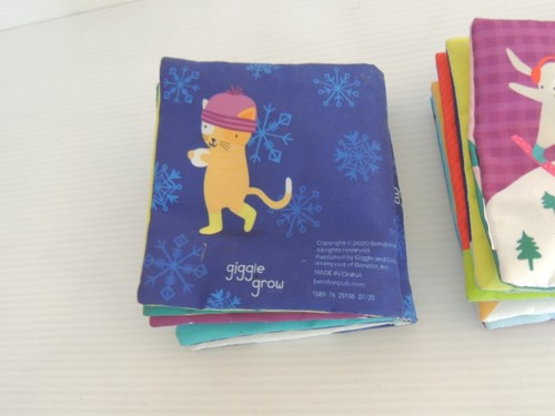 Giggle & Grow By Bendon Winter Fun Crinkle Book= I LOVE SNOW TWO BOOKS - Picture 3 of 10