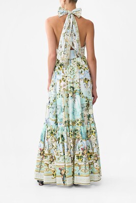 Camilla Sleeveless halter silk printed hot diamond one-piece dress | eBay Camilla Sleeveless halter silk printed hot diamond one-piece dress | eBay