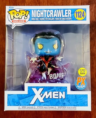 FUNKO POP! DELUXE X-MEN NIGHTCRAWLER #1124 GLOW IN THE DARK