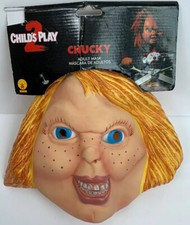NEW Child's Play 2 Chucky Adult Mask Halloween Dress Up Horror Movie Cosplay