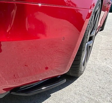 B.P.W. 2021-2022 Tesla S Plaid and LR GT3 Rear Side Skirts (Gelcoat Finish) 