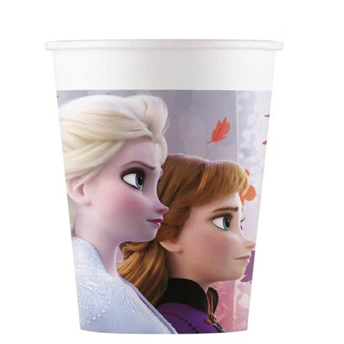 Kit party Disney Frozen II 24 persone bicchieri piatti tovaglia tovaglioli 1616 - Picture 4 of 9
