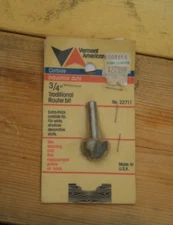 Vermont American 22711 Traditional Router Bit Carbide-Tipped 3/4" Diameter