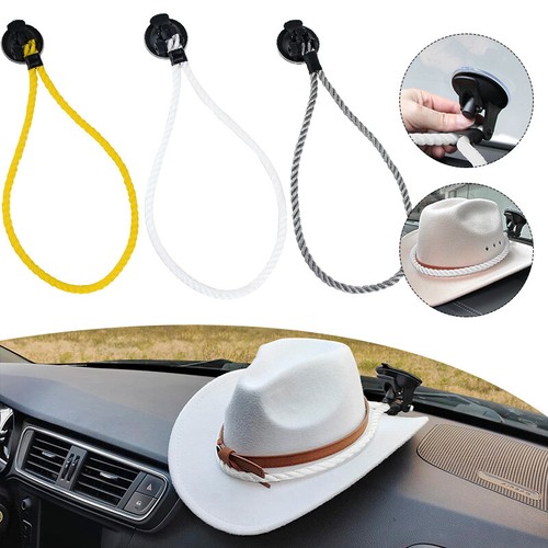 Cowboy Hat Holder Truck SUV Car Car Hat Mounts Saver Space Cowboy Hat Rack Black - Picture 3 of 10