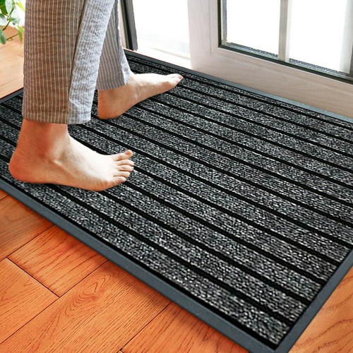 Rubber Backed Door Mat Rug Kitchen Non Slip Mat Heavy Duty Runner Outdoor/Indoor - Picture 10 of 64