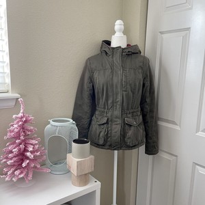 green hollister jacket