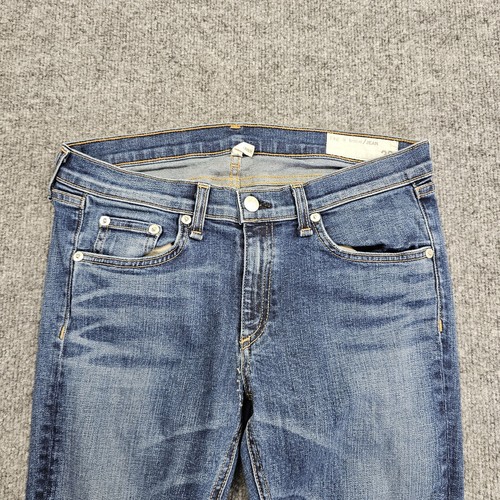 Rag & Bone Stratham Women's Skinny Jeans 30 Blue Style# W1502K520 Made in U.S.A. - Imagen 3 de 15
