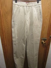 NWT WOMENS LEE RIDERS CASUALS TROUSER POCKET BEIGE PANTS SIZE 8 LONG INSEAM 34
