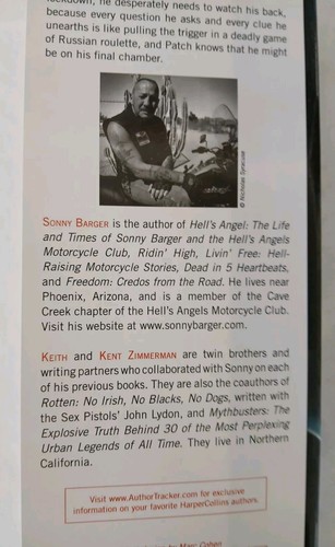 SONNY BARGER HELLS ANGELS SIGNED AUTOGRAPHED 6 CHAMBERS 1 BULLET FIRST EDITION - Picture 4 of 9