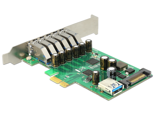 Delock 89377 - PCIe - SATA - USB 3.2 Gen 1 (3.1 Gen 1) - Windows Vista/Vista-64/ - Bild 1 von 1