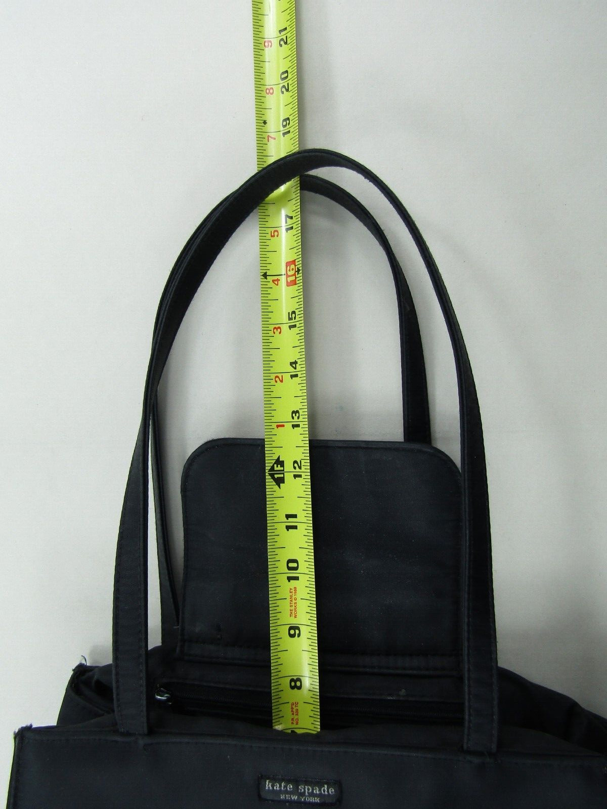 Kate Spade New York Handbag Double Strap Purse Carrybag Black Chic Classic City thumbnail 16