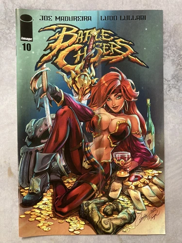 BATTLE CHASERS #10 2023 C J. SCOTT CAMPBELL VARIANT ERROR CVR MADUREIRA COMIC BF