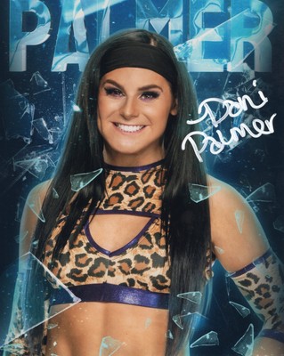 Dani Palmer (8x10) metallic Autograph signed Photo WWE NXT Sexy auto | eBay