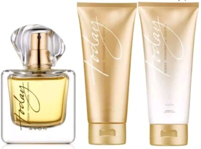 Avon Today tomorrow always Eau Parfum Spray -Lotion -Shower Gel Set - Romantic