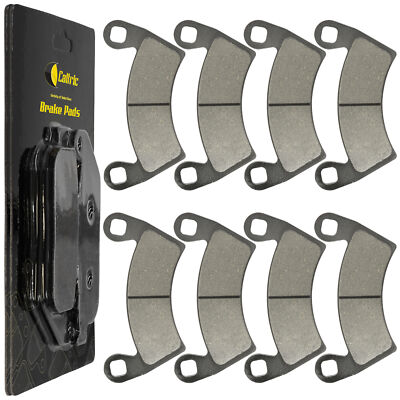 Rear Carbon Fiber Brake Pads Fits 2009 Polaris Ranger Crew 700 - Foto 3