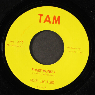 Soul Exciters: Funky Monkey / From My Window Tam 7'' Single 45 U/min Hören!