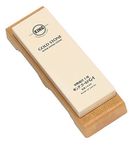 Piedra de afilar japonesa KING GOLD #8000 G-1 para super acabado final