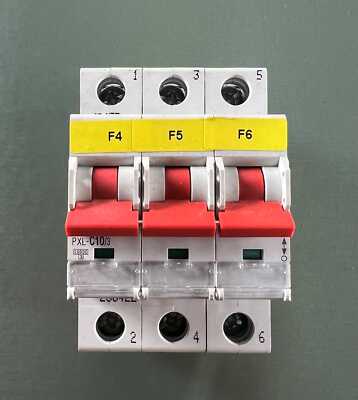 Moeller X-Pole PXL-C10/3 Leitungsschutzschalter Schalter Schaltautomatik 