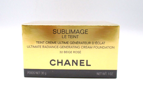 Chanel Sublimage Ultimate Radiance Generating Cream Foundation ~ 32 Beige Rose ~