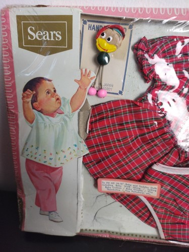 Sears 14 To 15" Baby And Toddler Doll Clothes, New In Package, Japan #440-207 - Picture 2 of 4